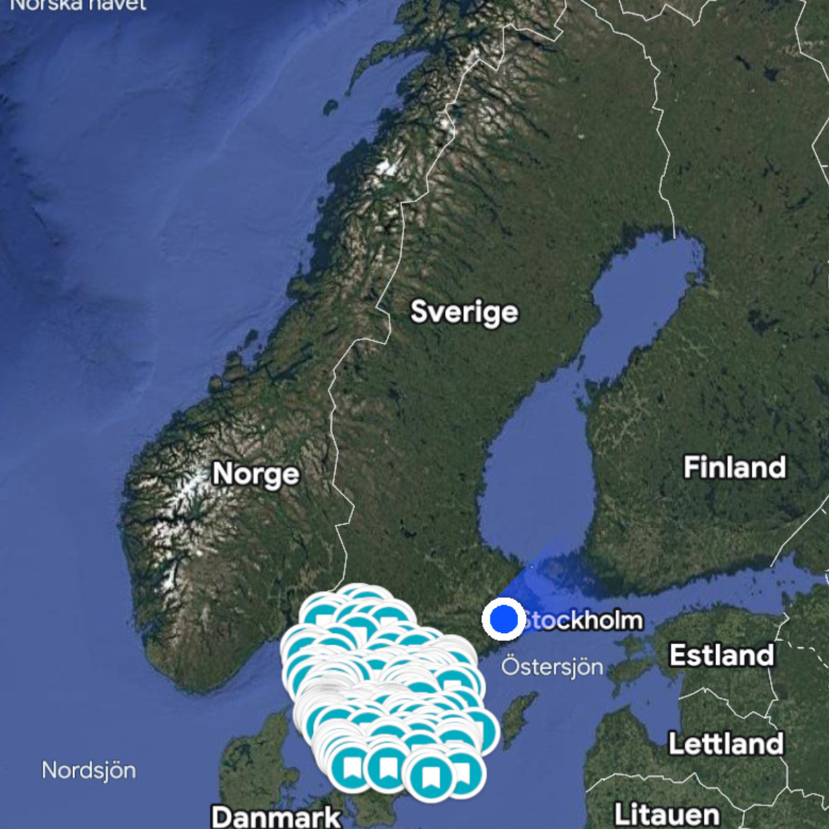 Övergivna platser - Götaland
